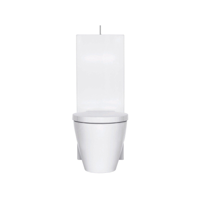 Duravit Starck 1 duoblokreservoir 39x65x12cm met Puro druktoets wit