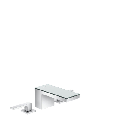 Hansgrohe AXOR MyEdition wastafelkraan 70 met spiegelglas met push open garnituur voorsprong 15.1cm chroom