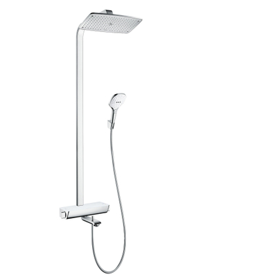 Hansgrohe Raindance Select Air 360 showerpipe met badkraan wit/chroom