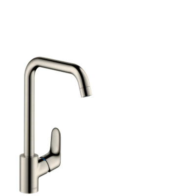 Hansgrohe Focus 1-gr keukenmengkraan 260 rvs-look