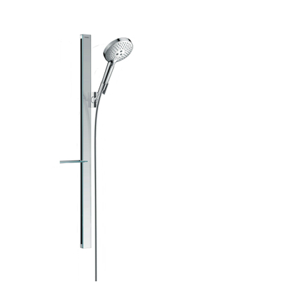 Hansgrohe Raindance Select S Unica Doucheset - glijstang - Raind. Select S 120 3jet handdouche EcoSmart zeepschaal - 90cm - doucheslang 160cm - chroom