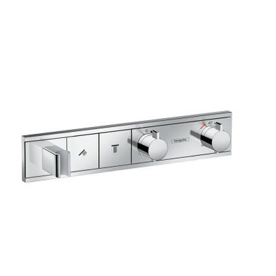 Hansgrohe RainSelect afbouwdeel voor inbouw douchekraan thermostatisch voor 2 functies met handdouchehouder 45.6x90cm chroom