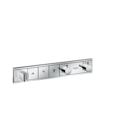 Hansgrohe RainSelect afbouwdeel voor inbouw douchekraan thermostatisch voor 3 functies met handdouchehouder 52.7x90cm chroom