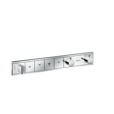 Hansgrohe RainSelect afbouwdeel voor inbouw douchekraan thermostatisch voor 4 functies 59.8x9cm chroom