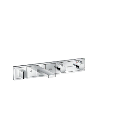 Hansgrohe RainSelect afbouwdeel voor inbouw badkraan thermostatisch voor 2 functies 52.7x90cm chroom