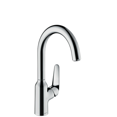 Hansgrohe M42 M421-H220 1-gats keukenkraan m. 360° draaibare uitloop chroom