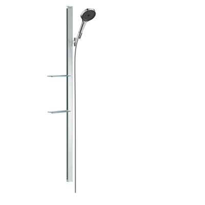 Hansgrohe Rainfinity glijstangset m. 130 3jet handdouche m. zeepschaal 150cm met doucheslang 160cm EcoSmart chroom