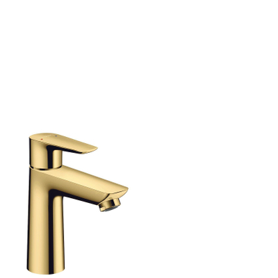 Hansgrohe Talis E wastafelkraan 110 met waste polished gold