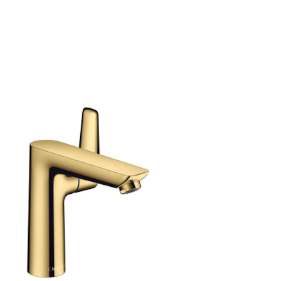 Hansgrohe Talis e 1-gr wastafelmkr 150 trekwaste polished gold optic