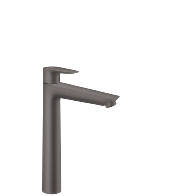 Hansgrohe Talis e 1-gr wastafelmkr 240 zo/afvoer brushed black chr