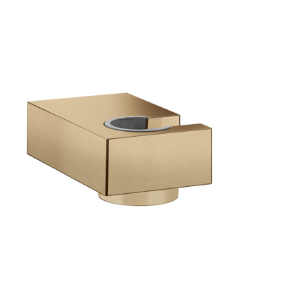 Hansgrohe Porter E wandhouder metaal, m. vaste bevestigingspositie brushed bronze