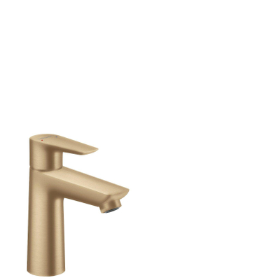 Hansgrohe Talis E wastafelkraan 110 met waste brushed bronze