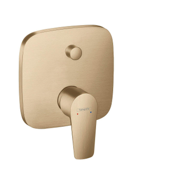 Hansgrohe Talis E afbouwdeel v. inbouw badkraan met omstel brushed bronze