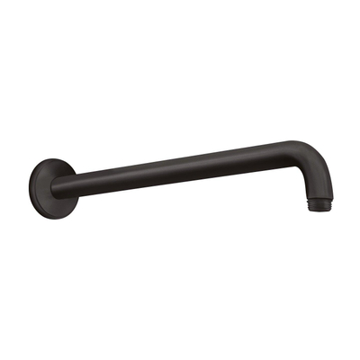 Hansgrohe douchearm z. kogelgewricht G1/2 39cm 90graden incl. rozet mat zwart