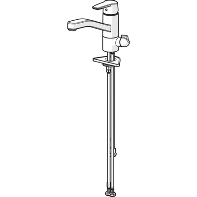 Hansa Polo Keukenmengkraan 3/8 inch 1 kraangat temperatuurbegrenzing Chroom glans