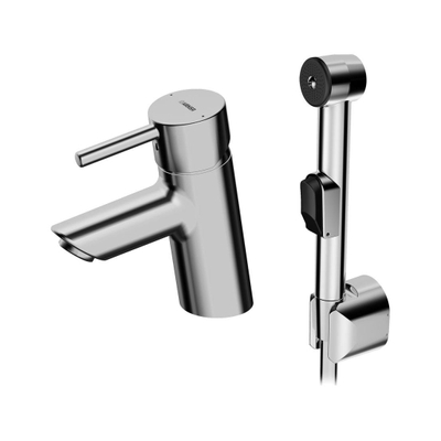 Hansa Hansavantis Styles wastafelkraan met handdouche met vaste uitloop 11.2cm chroom