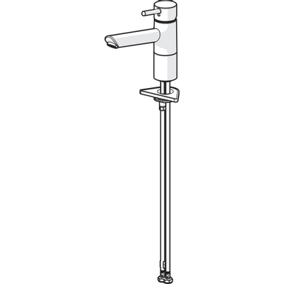 Hansa Vantis Keukenmengkraan 3/8 inch 1 kraangat temperatuurbegrenzing Chroom glans