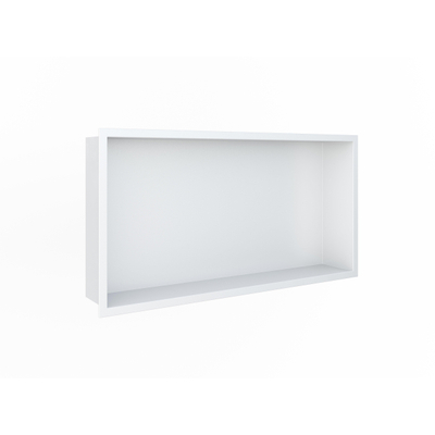Looox BoX nis - 60x30x7cm - inbouw - met flens - wit