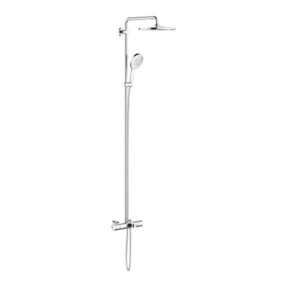 GROHE Rainshower SmartActive 310 mono douchesysteem met badthermostaat m. rainshower hoofddouche + SmartActive handdouche 130 chroom OUTLETSTORE