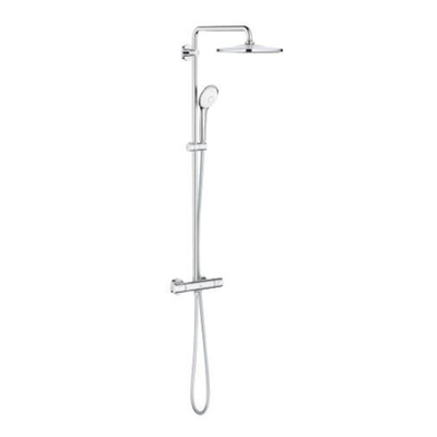 GROHE Euphoria Regendoucheset Opbouw - hoofddouche 31cm - handdouche rond - thermostatisch - chroom