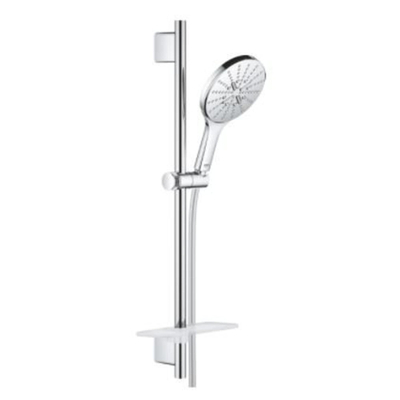 GROHE Rainshower Smartactive 150 Glijstangset - 60cm - ronde handdouche - 3 straalsoorten - gladde doucheslang - met zeepschaal - chroom