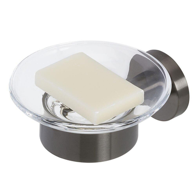 Geesa Nemox Zeephouder Zwart metaal geborsteld