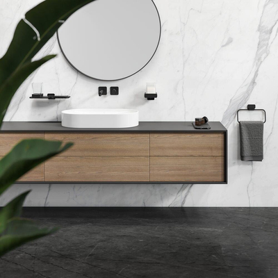 Geesa Shift Handdoekring Zwart