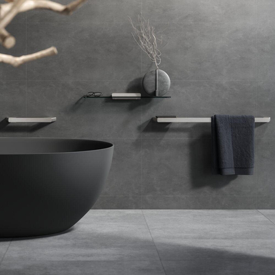 Geesa Shift Badgreep 30cm RVS geborsteld