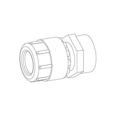 Wisa Simplast koppeling binnendraad x tyleen 3/4 x25 mm