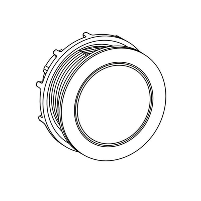 Wisa Solo bedieningsplaat steel pneumatisch O 66cm met.hefboom voor XS WC element RVS