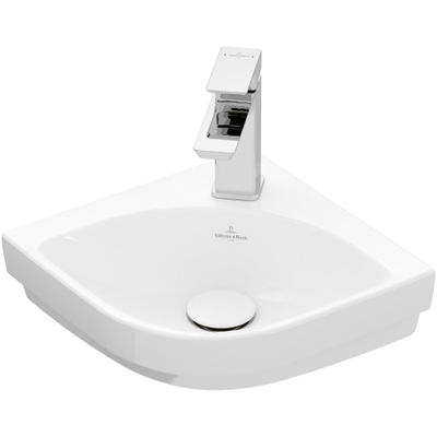 Villeroy & boch Subway 3.0 hoekfontein 32cm 1 kraangat zonder overloop Ceramic+ stone white