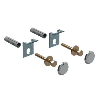 Geberit kerafix bevestigingsset voor urinoir chroom