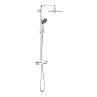 GROHE Vitalio Joy Regendoucheset Opbouw - hoofddouche 26cm - handdouche rond - chroom