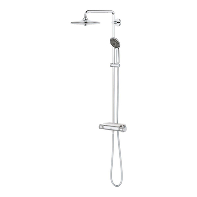 GROHE Vitalio Joy Regendoucheset Opbouw - hoofddouche 26cm - handdouche rond - chroom