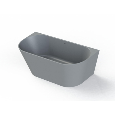 Royal Plaza Violeta Bad - half vrijstaand - 160x70cm - beton grijs