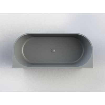 Royal Plaza Violeta Bad - half vrijstaand - 180x80cm - beton grijs