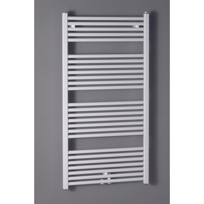 Zehnder Zeno handdoekradiator 118.4x60cm 667watt Staal Wit glans