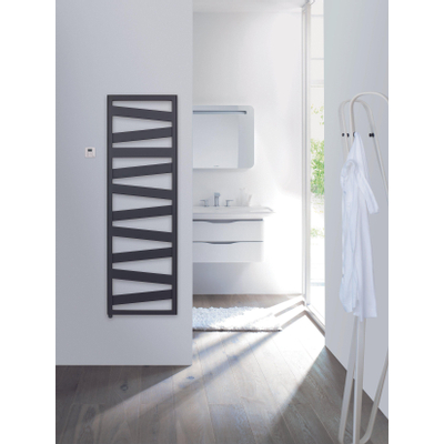 Zehnder Ribbon elektrische handdoekradiator 182.3xcm 230 volt | 50 Hz Staal Wit glans