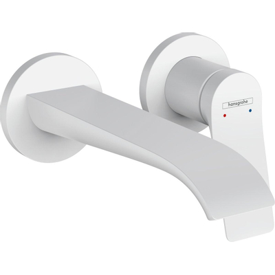 Hansgrohe VIVENIS inbouw wastafelmengkraan wand voorsprong 192 mm wit mat