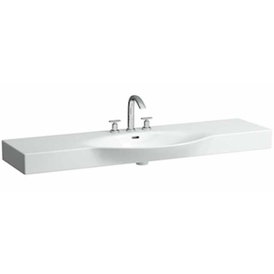 Laufen Palace meubelwastafel 150x51x16.5cm 1 kraangat keramiek wit