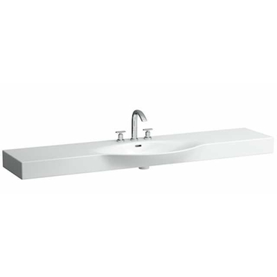 Laufen Palace meubelwastafel 150x51x16.5cm 1 kraangat keramiek wit