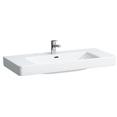 Laufen Pro S meubelwastafel 46x105x17.5cm 1 kraangat keramiek lcc-wit