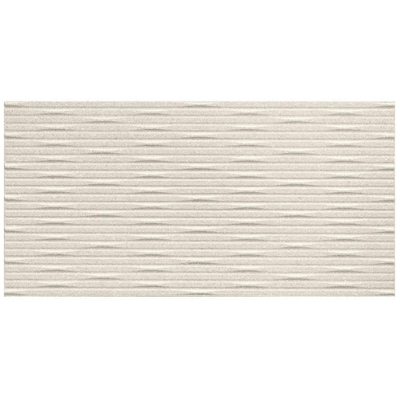 Atlas Concorde 3D Wall Carve Wandtegel - 80x40cm - 8.5mm - gerectificeerd - Whittle Ivory (Beige)