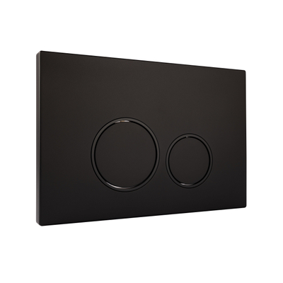 Starbluedisc Doppio bedieningsplaat voor Geberit UP100/UP320/UP720 reservoir mat zwart