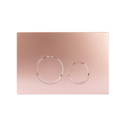 Starbluedisc Doppio bedieningsplaat voor Geberit UP100/UP320/UP720 reservoir rose gold