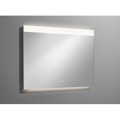 Royal Plaza Led line spiegel 100x80cm LED boven ambi onder m/verwarm