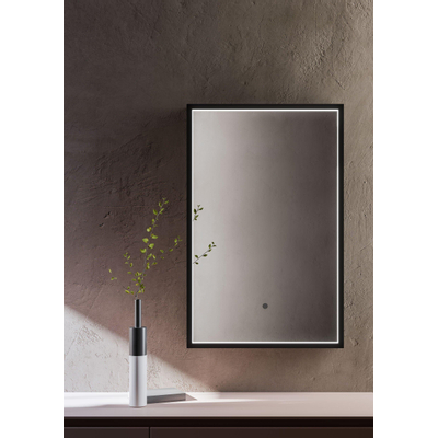 Royal Plaza Bjorn Spiegel 70 x 140 cm met Led verlichting mat zwart