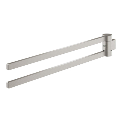 GROHE Selection Handdoekhouder - 40cm - dubbel - draaibaar - supersteel