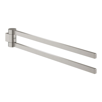 GROHE Selection Handdoekhouder - 40cm - dubbel - draaibaar - supersteel