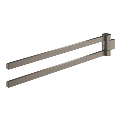 GROHE Selection Handdoekhouder - 40cm - dubbel - draaibaar - brushed hard graphite